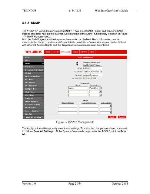 1134 & 1135 Web User Guide rev2.0 - OneAccess extranet