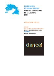 luxembourg et grande region capitale europeenne de la culture ...