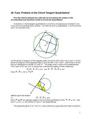 39. Fuss' Problem of the Chord-Tangent Quadrilateral