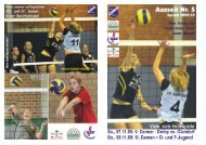 Auszeit Nr. 5 2009/2010 - SV Bad Laer Volleyball