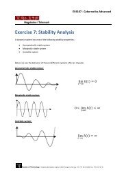 Exercise 7: Stability Analysis