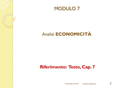 1 dia/pag - Economia Aziendale Online - UniversitÃ  degli studi di ...