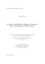 Recursive Algorithms for Adaptive Transversal Filters: Optimality and ...