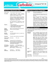 Carboline Carboguard 890 Color Chart