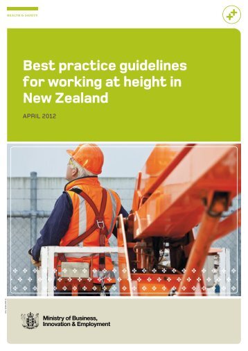Best practice guidelines for working at height in ... - Business.govt.nz