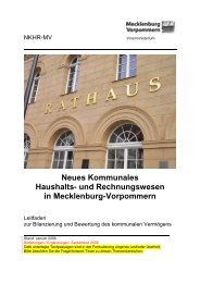 Leitfaden - und Rechnungswesen - Mecklenburg-Vorpommern