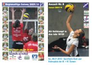 Auszeit Nr. 8 2009/2010 - SV Bad Laer Volleyball