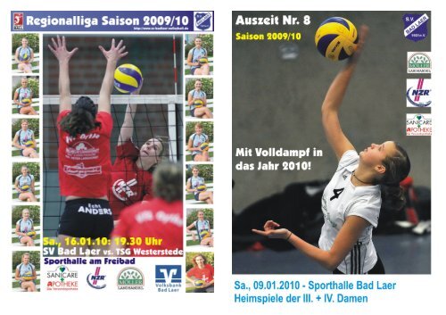 Auszeit Nr. 8 2009/2010 - SV Bad Laer Volleyball