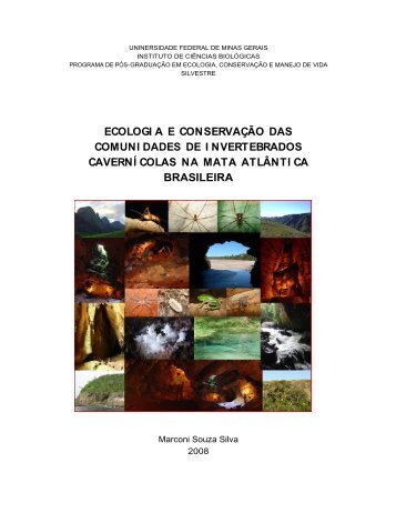 ecologi ae conservaÃ§Ã£o das comuni dades de i ... - ICB - UFMG