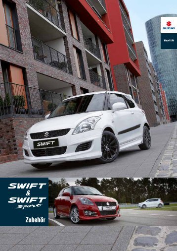 SWIFT und SWIFT SPORT Zubehörprospekt 2012*