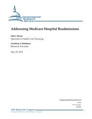 Addressing Medicare Hospital Readmissions - BNA