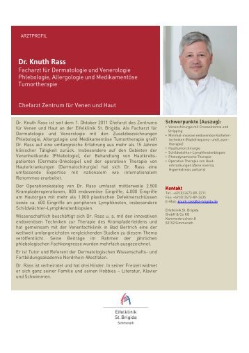 Dr. Knuth Rass - Eifelklinik St. Brigida