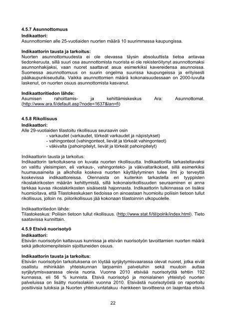 1 NUORTEN HYVINVOINTI-INDIKAATTORIT 31.5.2012 ...