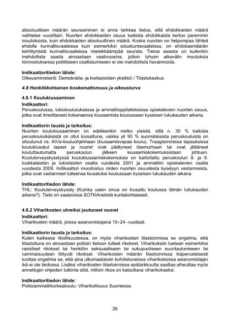 1 NUORTEN HYVINVOINTI-INDIKAATTORIT 31.5.2012 ...