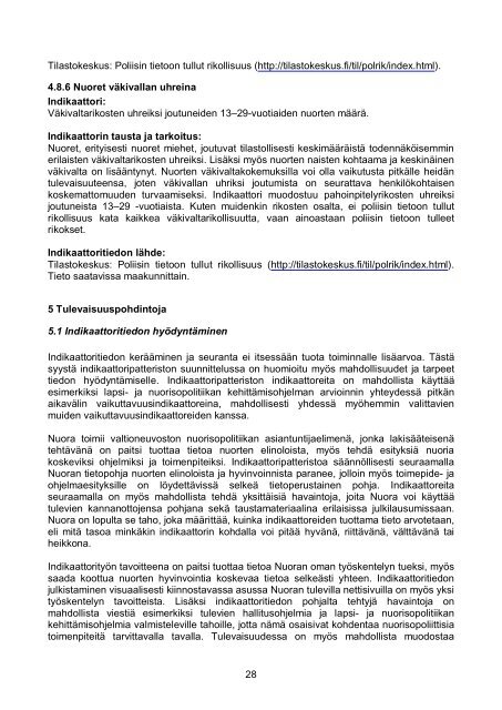 1 NUORTEN HYVINVOINTI-INDIKAATTORIT 31.5.2012 ...