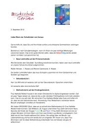Elternbrief 09 2012 - Bezirksschule Gersau