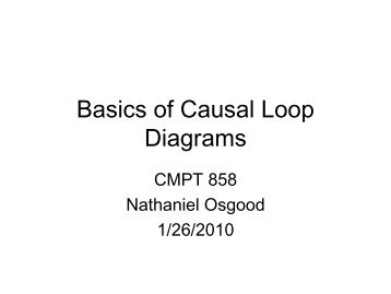 Causal Loop Diagram - the Department of Computer Science!