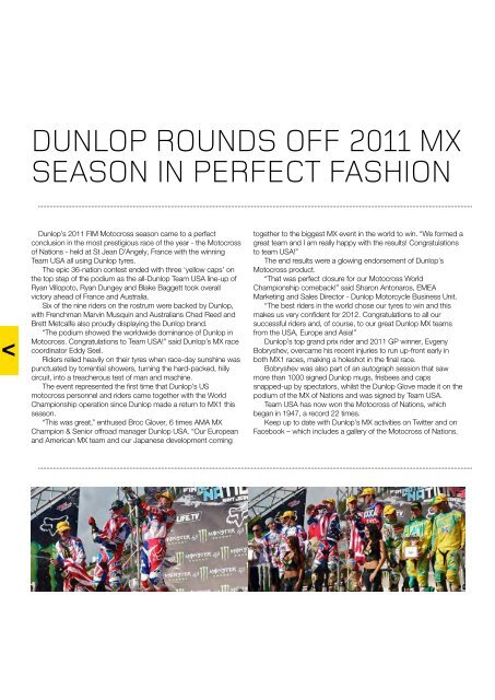 download PDF in English - Dunlop Motorsport