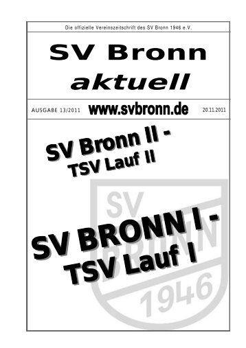 fc hedersdorf - SV Bronn