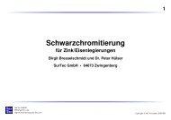 Schwarzchromitierung für Zink/Eisenlegierungen Birgit - SurTec