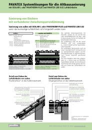 PAVATEX SystemlÃ¶sungen fÃ¼r die Altbausanierung