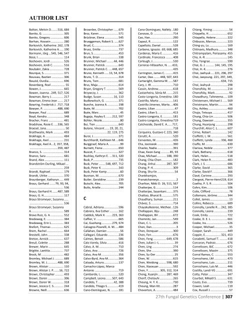 Program Book - 27th Fungal Genetics Conference