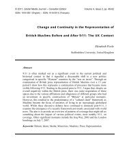 Change and Continuity in the Representation of British Muslims: The ...