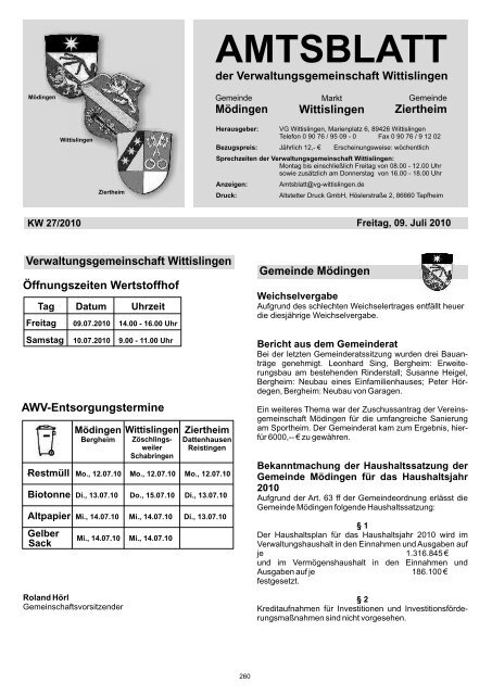 Wittislingen KW 27