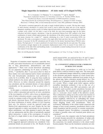 Single impurities in insulators: Ab initio study of Fe-doped SrTiO3