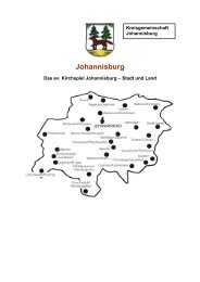 weitere Informationen - Kreisgemeinschaft Johannisburg