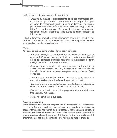 Sistemas de InformaÃ§Ã£o em SaÃºde para MunicÃ­pios - Secretaria de ...