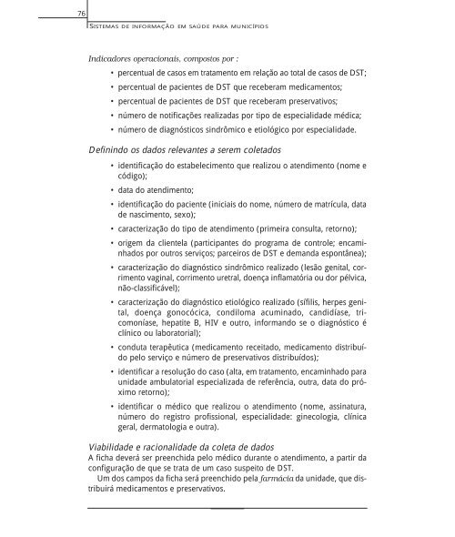 Sistemas de InformaÃ§Ã£o em SaÃºde para MunicÃ­pios - Secretaria de ...