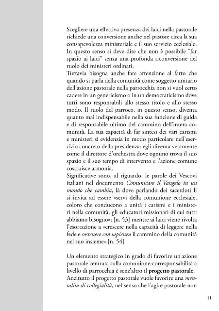 Sussidio per il rinnovo dei Consigli Pastorali ... - Diocesi di Brescia