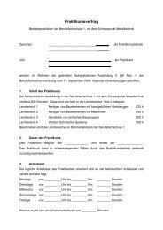 Praktikumsvertrag BF 1 ME - Berufsbildende Schule Prüm