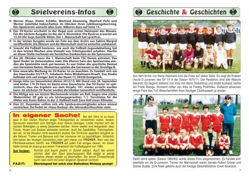 Kurier Oktober 2012.indd - SV Neubeckum 19 eV