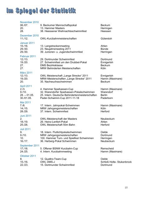 W ichtige Information für unsere Mitglieder - SV Heessen