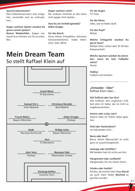 Stand (weiterhin) by your man... - SV 04 Attendorn e.V.