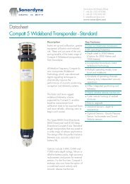 Datasheet Compatt 5 Wideband Transponder - Standard