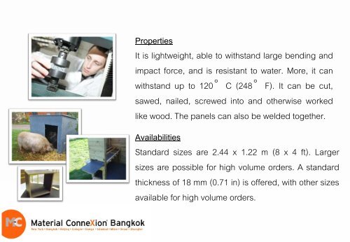 Materials Highlight in September - Material ConneXion ® Bangkok