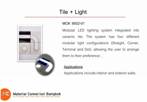 Materials Highlight in September - Material ConneXion ® Bangkok