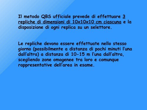 Qualità Biologica dei Suoli - Tec.bio