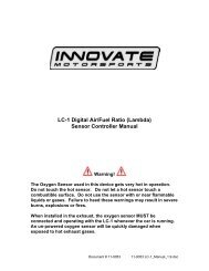 LC-1 Manual - Innovate Motorsports