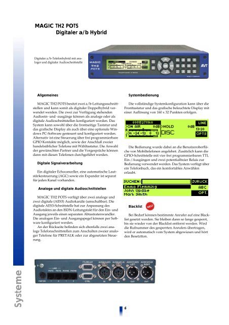 AVT ISDN Multipoint Telefonhybrid