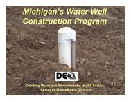 Michigan's Water Well Construction Program - Ottawa County