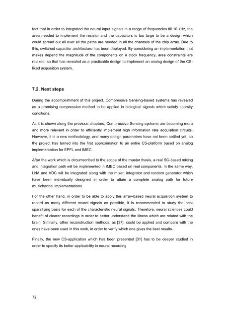 Compressive Sensing system for recording of ECoG signals in-vivo