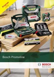 BOSCH Promoline tartozÃ©kok 2009-es katalÃ³gus