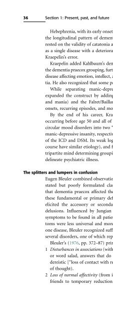 Descriptive Psychopathology: The Signs and Symptoms of ...