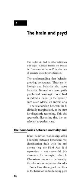 Descriptive Psychopathology: The Signs and Symptoms of ...