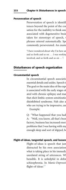 Descriptive Psychopathology: The Signs and Symptoms of ...