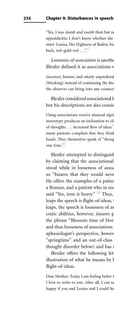 Descriptive Psychopathology: The Signs and Symptoms of ...